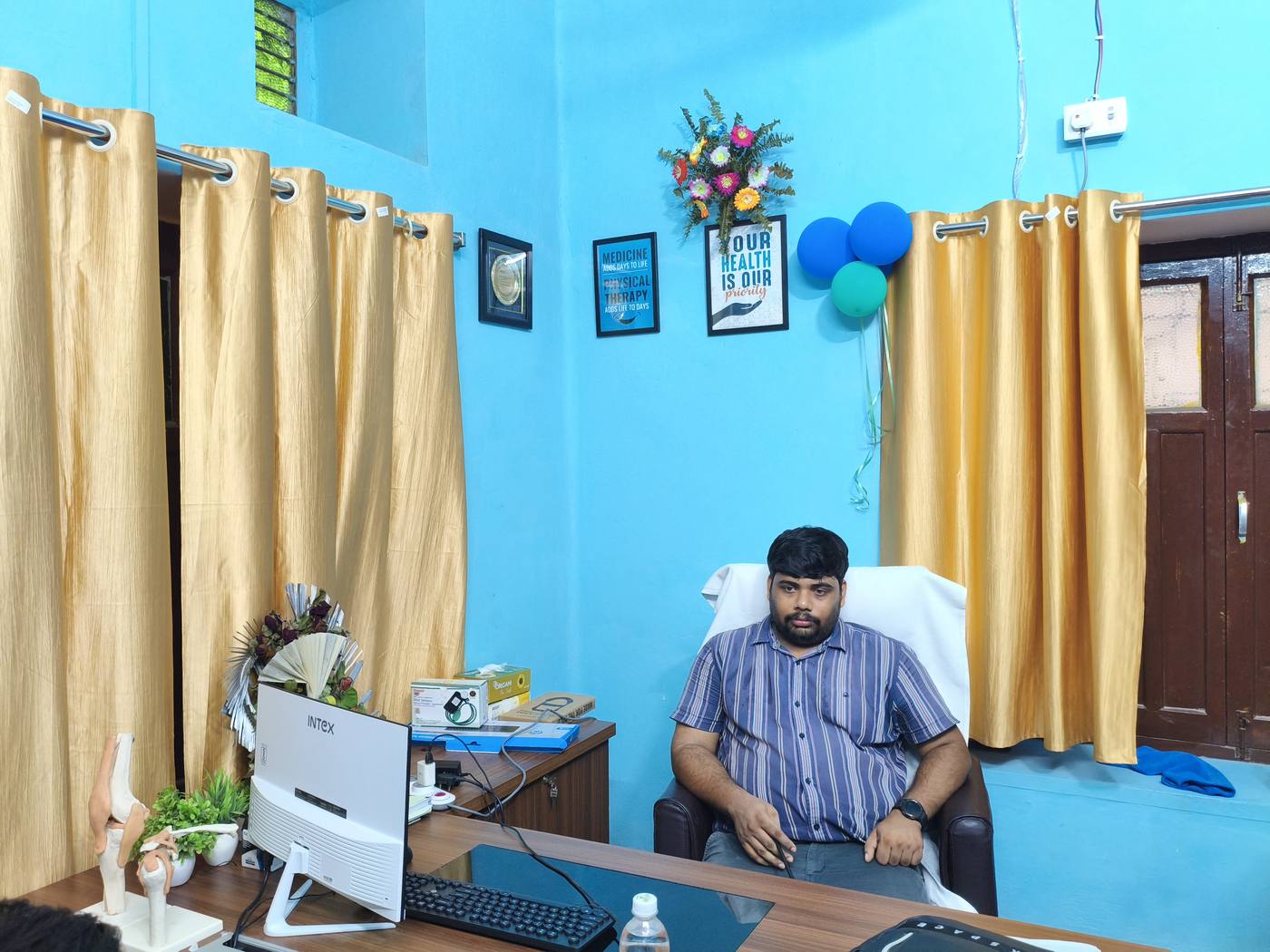 Dr. Rohit Ranjan at office desk